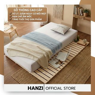 GIƯỜNG PALLET CHÂN THẤP Gấp Gọn Gỗ Thông – Giường Bệt Phong Cách Nhật Hàn – Nhẹ, Dễ Di Chuyển