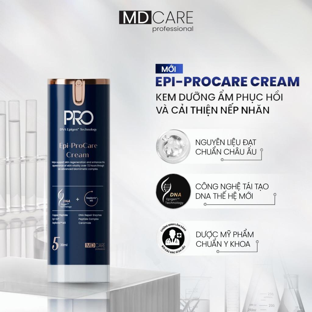 Kem Dưỡng Ẩm Phục Hồi Và Cải Thiện Nếp Nhăn MD CARE Epi - ProCare Cream 30ml