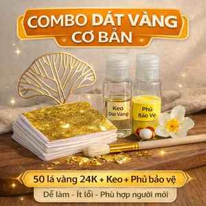 Combo dát vàng 24K, Dễ làm, cho người mới