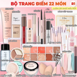 Bộ Trang Điểm Đầy Đủ/Bộ Makeup 12-24 Món Kem Nền,Son Môi,Mascara, Phấn Mắt, Che Khuyết Điểm/Trang Điểm Cá Nhân Đi Tiệc