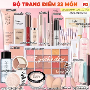 Bộ Trang Điểm Đầy Đủ Bộ Makeup /Trang Điểm Cá Nhân /Trang Điểm Đi Tiệc / Set Trang Điểm 12-24 Món Kem Nền, Phấn Phủ, Son