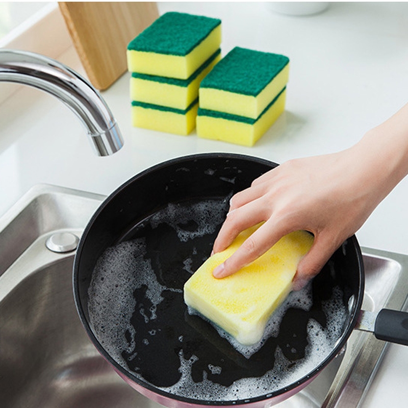 Combo 5 miếng bột biển  rửa bắt chén, miếng bọt biển 2 mặt rửa chén bát