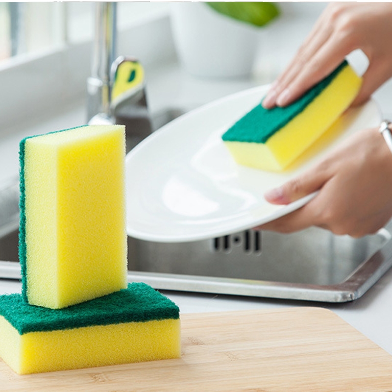 Combo 5 miếng bột biển  rửa bắt chén, miếng bọt biển 2 mặt rửa chén bát