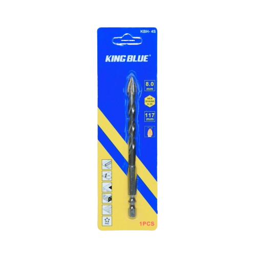 MŨI KHOAN ĐN LỤC GIÁC 4 CẠNH KBH4S (BỘ 6 – 8 – 10 – 12MM)