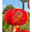 CẶP 2 TRÁI LỒNG ĐÈN NHUNG ĐỎ TREO TẾT 🧧