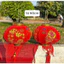 CẶP 2 TRÁI LỒNG ĐÈN NHUNG ĐỎ TREO TẾT 🧧
