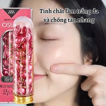 Tinh chất làm trắng da Tinh chất loại bỏ tàn nhang Tinh chất loại bỏ tàn nhang đậm Tinh chất chống lão hóa 21 viên / hộp