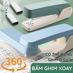 Dập Ghim Xoay Chiều Deli 40 Trang, Chuyên Dụng Văn Phòng, Hỗ Trợ Ghim 24/6 26/6 Tiện Lợi