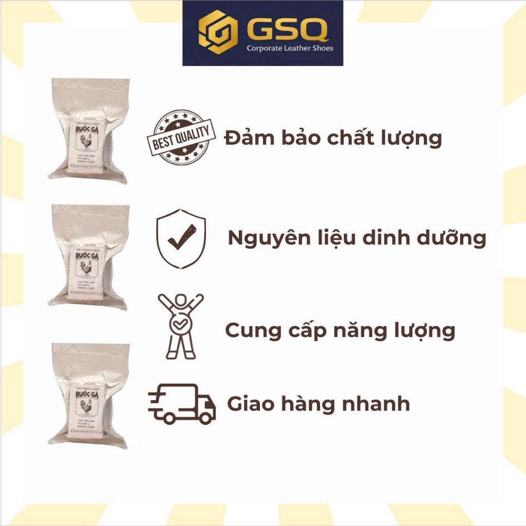 Viên Năng Lượng Ruốc Gà Giàu Protein, Vitamin & Khoáng Chất