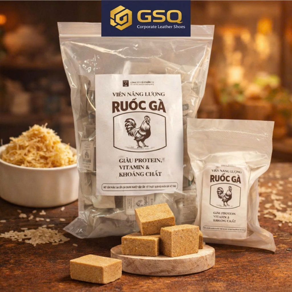 Viên Năng Lượng Ruốc Gà Giàu Protein, Vitamin & Khoáng Chất