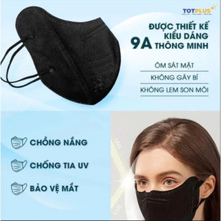 100 Chiếc Khẩu Trang 9A Thịnh Phát – 5 Lớp Chống Nắng, Kháng Khuẩn,Che Toàn Mặt, Quai Đeo Êm Tai