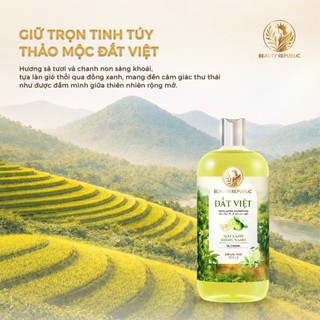 [MUA 1 TẶNG 1] Sữa tắm tẩy tế bào chết Việt giảm nhờn & mụn lưng với BHA Beauty Republic Mát Lành Đồng Xanh 500ml