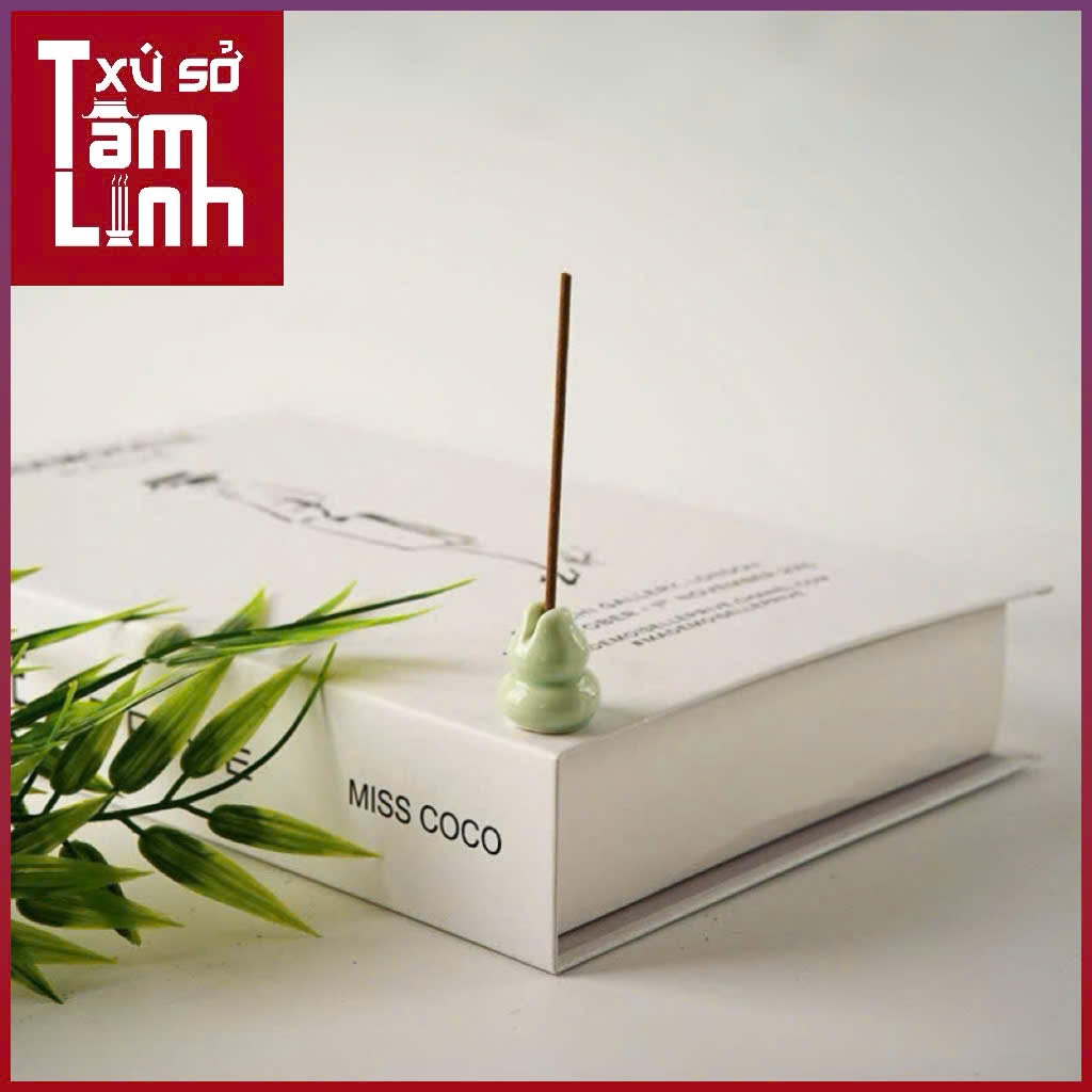 Đế Cắm Nhang Gốm Sứ Mini Kiểu Nhật Cao Cấp Phụ Kiện Cho Thiền Định, Trà Đạo, Decor Góc Làm Việc