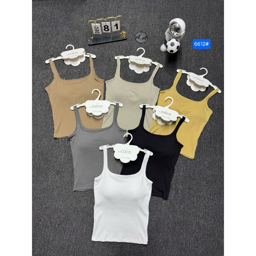 Áo ba lỗ 6612# ôm body full túi và móc.hàng QC