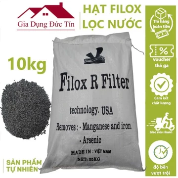10kg Hạt filox lọc nước lọc nước lọc sắt và các kim ở loại nặng trong nước, lọc nước giếng khoan, lọc thô.
