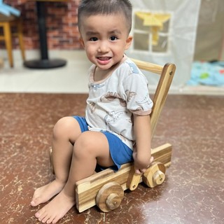 Xe Tập Đi Cho Bé Chống Đổ, Đồ Chơi Xe Đẩy Gỗ Đa Năng Cho Trẻ Từ 1 Đến 4 tuổi, Đồ Chơi Chàng Trai Gỗ