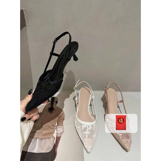 Gót Nhọn Hậu Ren Meibaiyi Hàng Nhập QC Fullbox / Mieo Shoes G1466 G1467