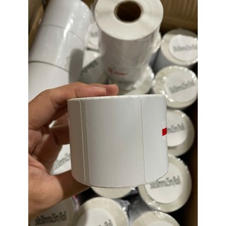 [ XẢ KHO ] Cuộn Giấy In Tem Decal Nhiệt Trà Sữa, Dán Ly Cà Phê Cuộn 700-2000 Tem , 35 - 58mm In Rõ Nét Dính Lâu