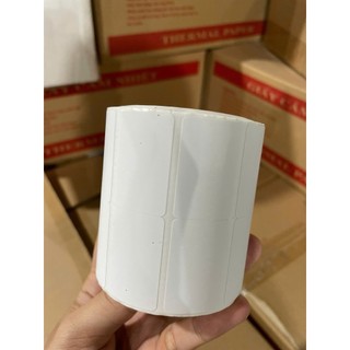 [ XẢ KHO ] Cuộn Giấy In Tem Decal Nhiệt Trà Sữa, Dán Ly Cà Phê Cuộn 700-2000 Tem , 35 - 58mm In Rõ Nét Dính Lâu