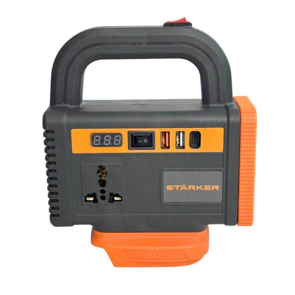 Đế Chuyển Đổi STARKER-ITG360SGR Chuyển Nguồn Từ 18-21v lên 220v 50hz, Tích Hợp Đèn Led 10