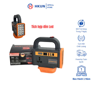 Đế Chuyển Đổi STARKER-ITG360SGR Chuyển Nguồn Từ 18-21v lên 220v 50hz, Tích Hợp Đèn Led 10
