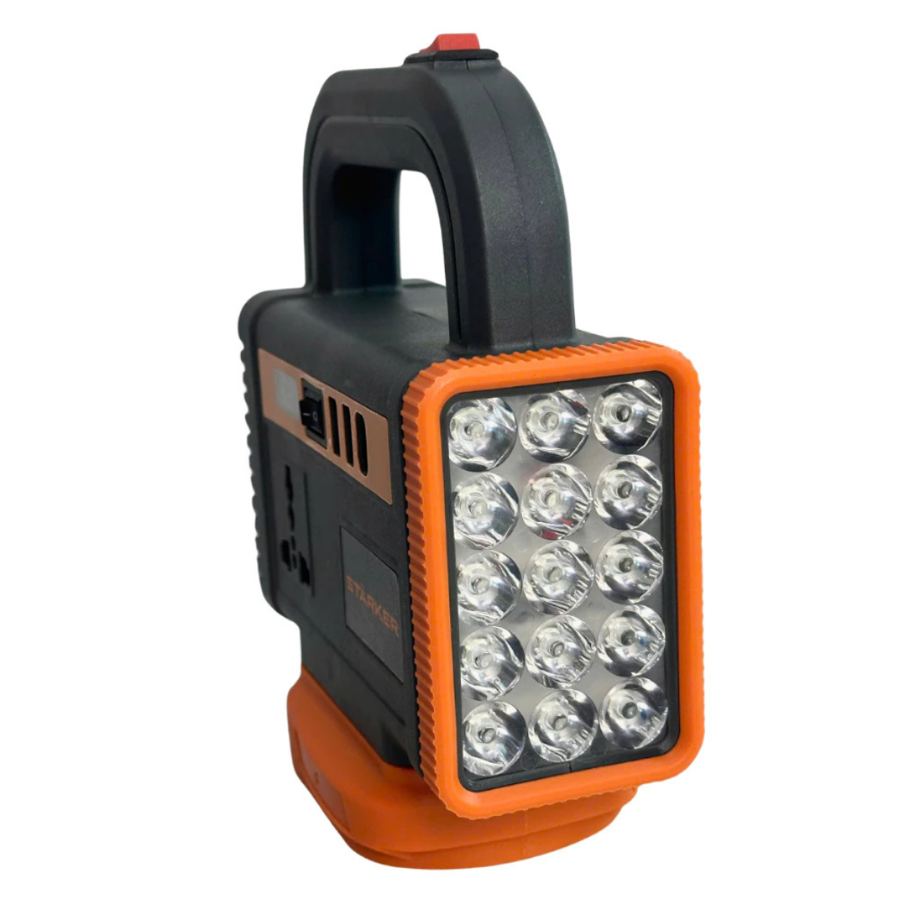 Đế Chuyển Đổi STARKER-ITG360SGR Chuyển Nguồn Từ 18-21v lên 220v 50hz, Tích Hợp Đèn Led 10