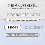 Vòng Tay Nữ Dây Trơn Mềm Mix Charm Mặt Chốt Trái Tim Đính Đá Sang Trọng The Áugust Tặng Bộ Hộp Đựng Sang Trọng — ảnh 5