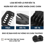 Bộ tạ đa năng LYSIN 80kg xoay tay cầm điều chỉnh, tập gym tại nhà, chính hãng,nhỏ gọn phiên bản 2026 — ảnh 7