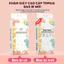 Combo 6 Bịch Khăn Giấy Top Gia Đa Sắc 1280 Tờ 4 Lớp Giấy Rút Cao Cấp Tiện Lợi