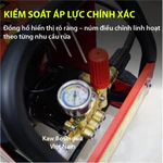 Máy Rửa Xe Cao Áp, Công Suất Lớn Cho Gia Đình, Tầm Phun Xa 10M, Dây Cực Dài - Bảo Hành 12 Tháng — ảnh 3