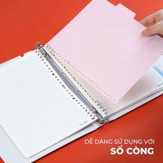 Sổ Còng B5 Classmate Bìa Foam Cứng, Nhẹ, Bền, Đa Dạng Các Dòng Kẻ Đựng Tối Đa 300 Trang Giấy 100GSM