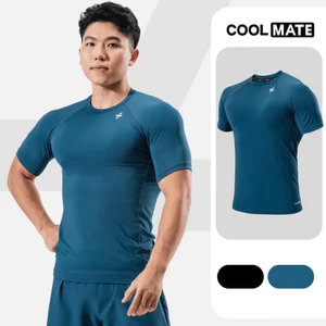 Áo Thun thể thao nam Gym Power dáng Tights fit thoáng khí co giãn 4 chiều Coolmate