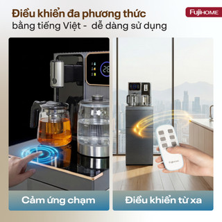 Cây nước bàn trà cao cấp Fujihome TB241N-UV, có ngăn khử khuẩn UV riêng biệt