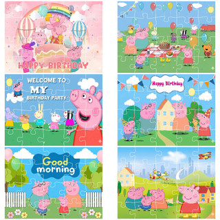 Combo SỈ 6 tranh ghép A5 Heo Peppa TooYoo TG0054