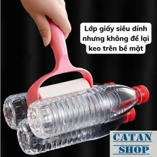 Lăn Bụi Quần Áo 10cm Dụng Cụ Cầm Tay Lăn Sạch Bụi Bẩn Giường Nệm Sofa Ghế Da Nội Thất Ô Tô Tiện Lợi, Cây Lăn Bụi 20 Tờ