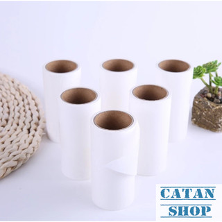 Lăn Bụi Quần Áo 10cm Dụng Cụ Cầm Tay Lăn Sạch Bụi Bẩn Giường Nệm Sofa Ghế Da Nội Thất Ô Tô Tiện Lợi, Cây Lăn Bụi 20 Tờ