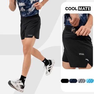 Quần Short nam thể thao chạy bộ Ultra Fast & Free II thấm hút, co giãn, nhanh khô Coolmate