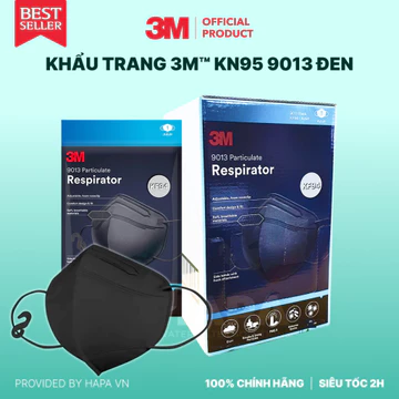 Khẩu Trang 3M KF94 9013 (Màu Đen) Chính Hãng 3M Korea, Khẩu Trang Lọc Bụi 3M, Khẩu Trang Y Tế