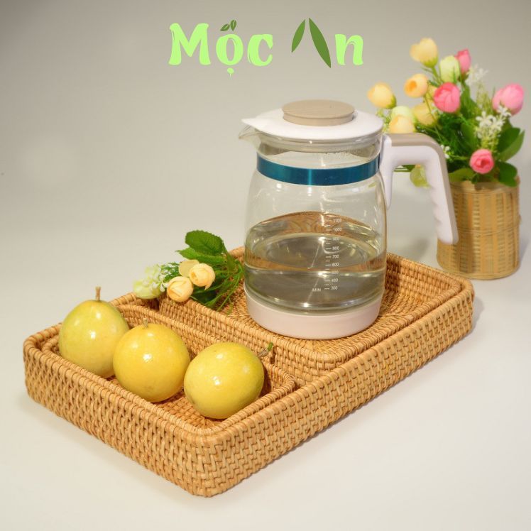 Khay Mây Tre Đan 3 Món – Decor Nhà Cửa
