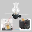 Đèn camping gắn bình gas mini cho cắm trại dã ngoại chóa thủy tinh có thể điều chỉnh ngọn lử