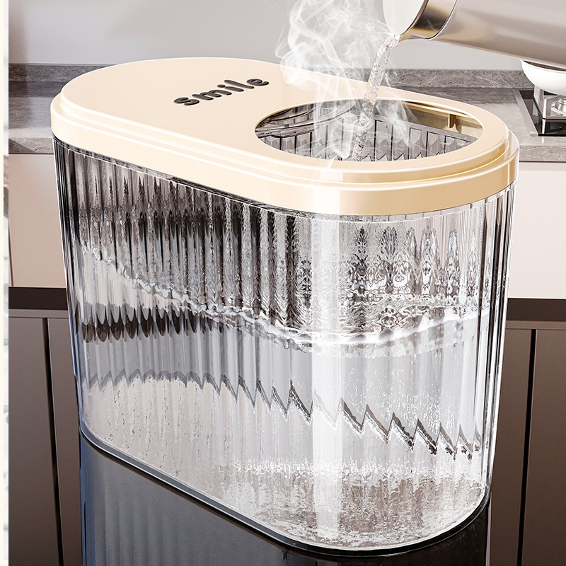 Thùng gạo Sunhome cửa trượt chống ẩm chống côn trùng SH0057, hộp đựng ngũ cốc, gạo 5kg 10kg 15Kg