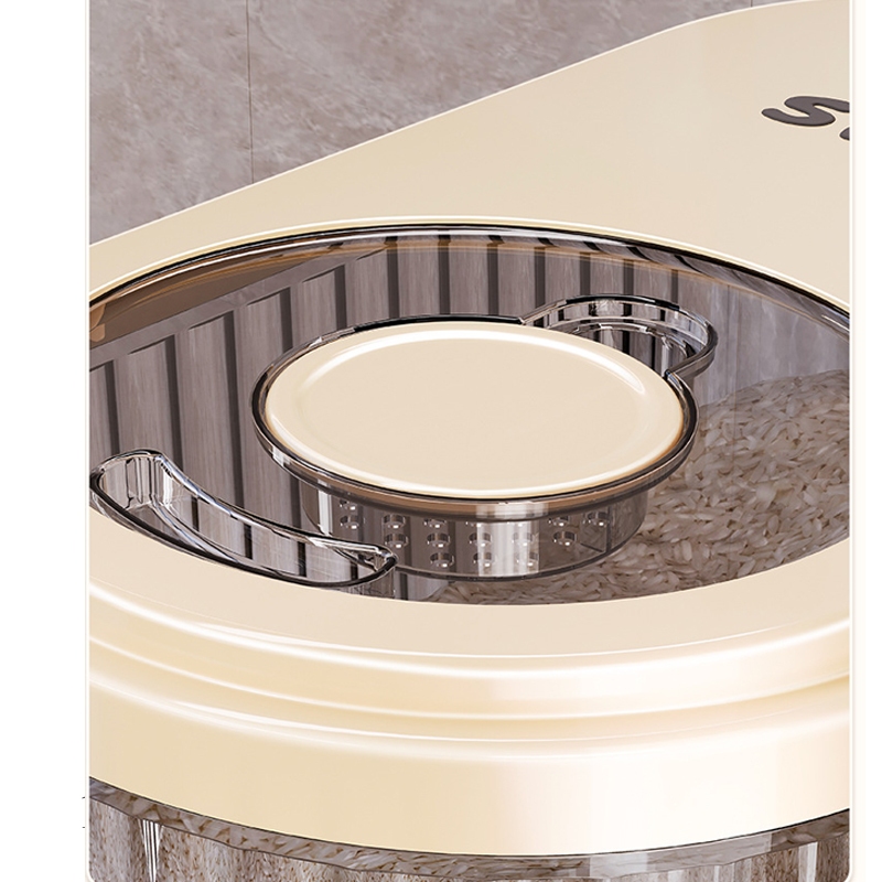 Thùng gạo Sunhome cửa trượt chống ẩm chống côn trùng SH0057, hộp đựng ngũ cốc, gạo 5kg 10kg 15Kg