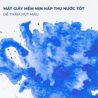 [Giảm 5K] Giấy Vẽ Màu Nước Global Art 300gsm Vân Hot Size A4/A5/A6, Giấy Vẽ Màu Nước Chuyên Dụng, Acrylic, Gouache