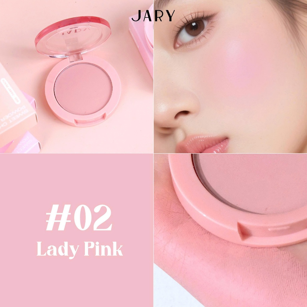 Phấn má Jary Sweet Cheeks Powder Blush 6g