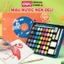Bộ Màu Nước Dạng Nén Tặng 8 Dụng Cụ Deli - 24/36/48 Màu Sắc Tươi Sáng Solid Water Color Tô Màu, Vẽ Tranh
