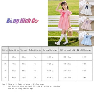 ĐầM CôNg ChúA MớI MùA Hè ThiếT Kế Nơ, ChấT LiệU ThoáNg MáT, ThờI Trang đầM TiệC