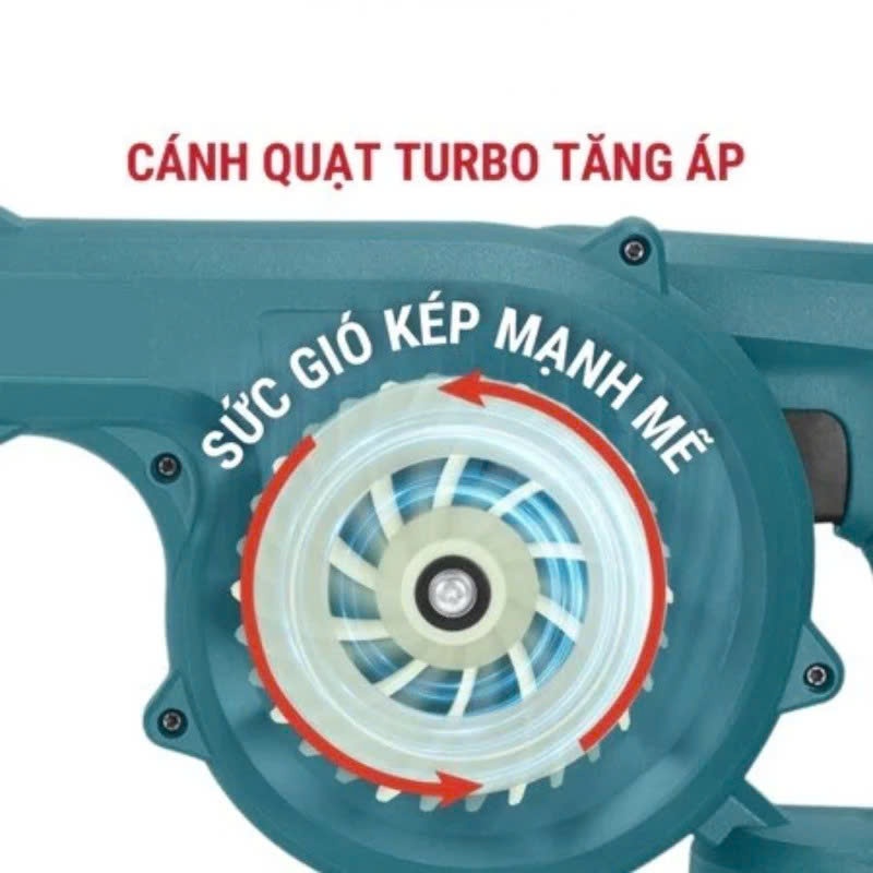 Máy Thổi Hút Bụi Cầm Tay Makita Động Cơ Lõi Đồng, Công Suất Lớn Thổi Hút Bụi Dọn Dẹp Nhà Cửa Nhanh