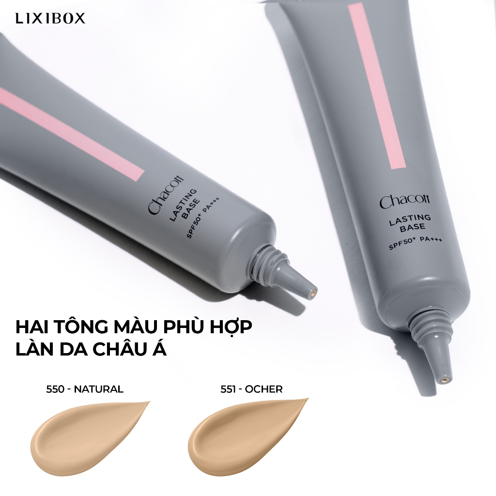 [SPLIVE] Kem Lót Trang Điểm Chống Nắng Chacott Lasting Base SPF 50+ PA+++ 42g
