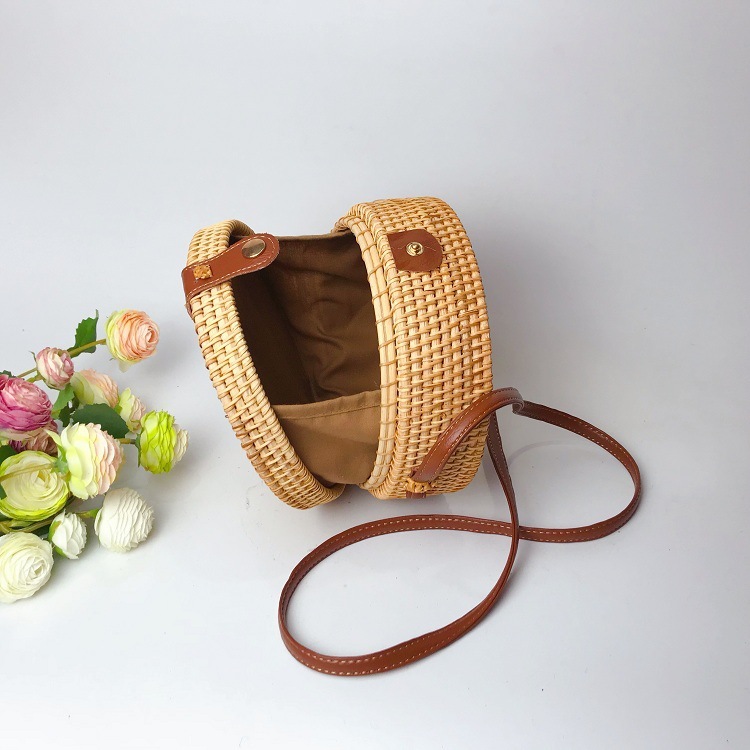 Túi Mây Tre Đan Đi Biển Đi Du Lịch Phong Cách Vintage Hot Trend