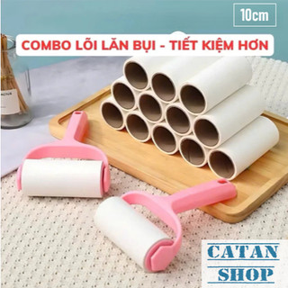 Lăn Bụi Quần Áo 10cm Dụng Cụ Cầm Tay Lăn Sạch Bụi Bẩn Giường Nệm Sofa Ghế Da Nội Thất Ô Tô Tiện Lợi, Cây Lăn Bụi 20 Tờ
